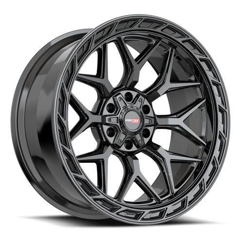 VORTEK Gloss Black VRP-504GB 20x9 5x127/5x139.7 Wheels