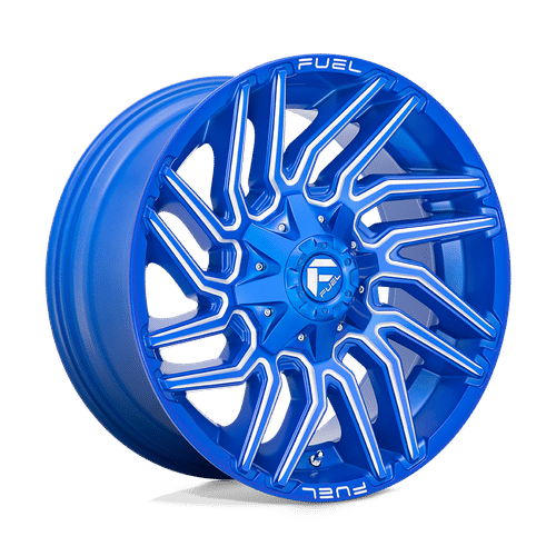 Fuel ANODIZED BLUE MILLED D774 20x10 8x180 Wheels