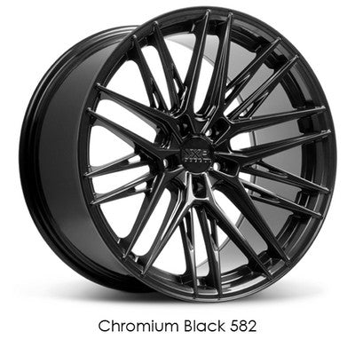 XXR 582 Chromium Black 18x8.5 5X108 et35 cb73.1