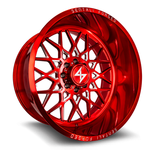 Sentali Forged Red Milled SF5RM 28x16 5x139.7 Wheels