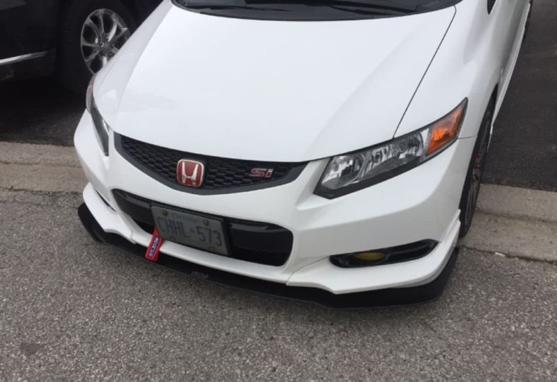 2012-2013 Honda Civic Coupe HFP Lip 2PC Front Splitter