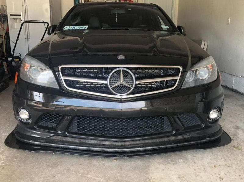 2008-2011 Mercedes Benz C63 AMG Arkym Lip 2PC Front Splitter