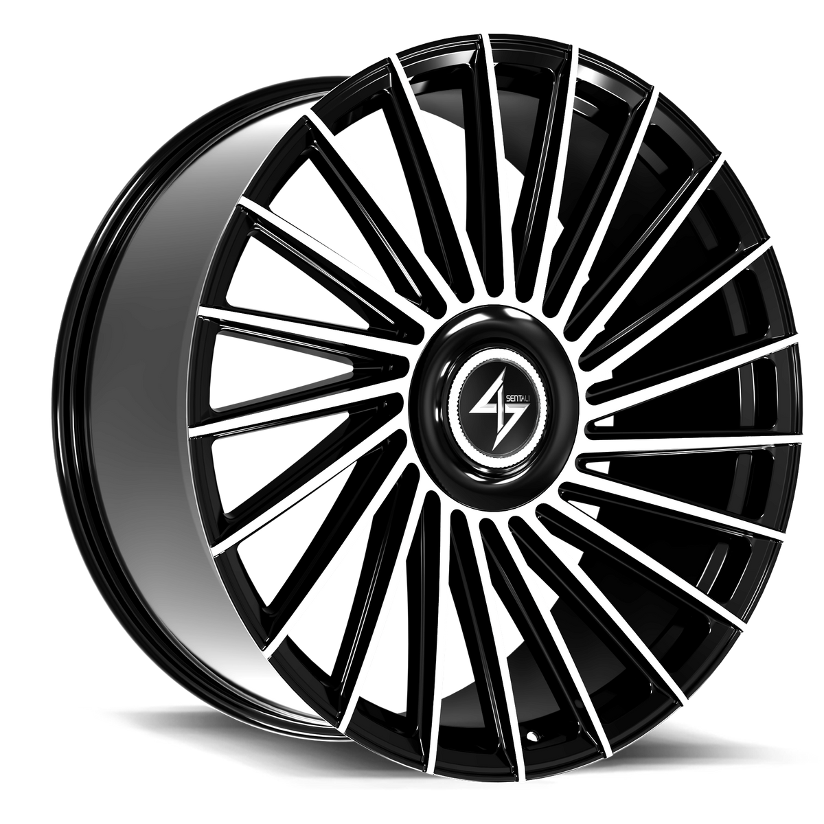 Legacy 22x9 5x127 / 5x114.3 +30 Gloss Black Machined