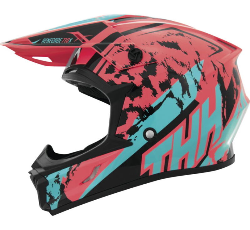 THH Helmets T710XR Renegade Coral/Bue - Medium