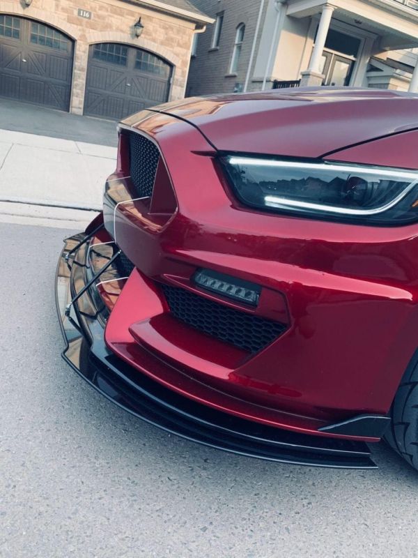 2015-2017 Ford Mustang GT350 2PC Front Splitter