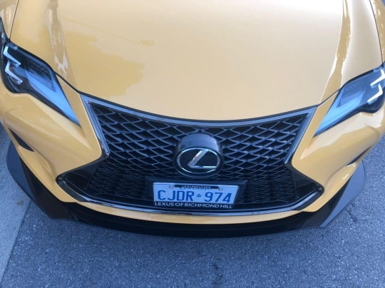 2019-2022 Lexus RC 300/350 2PC Front Splitter