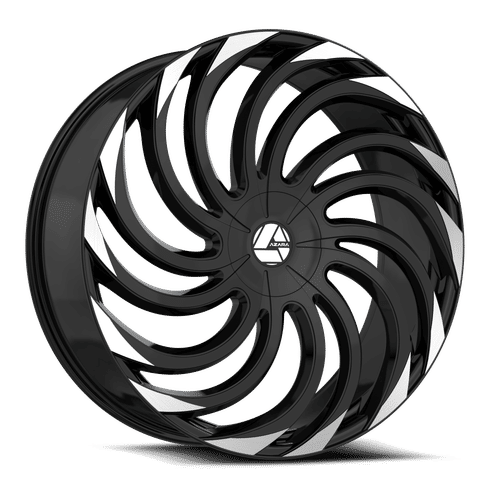 AZARA AZA-534 20x8.5 5x108/5x114.3 35 Gloss Black Machined