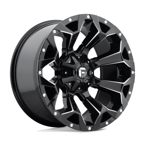 Fuel GLOSS BLACK MILLED D576 20x9 8x180 Wheels
