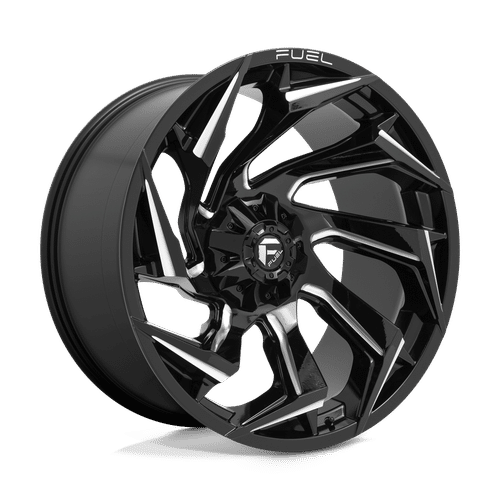 Fuel GLOSS BLACK MILLED D753 24x12 6x135/6x139.7 Wheels