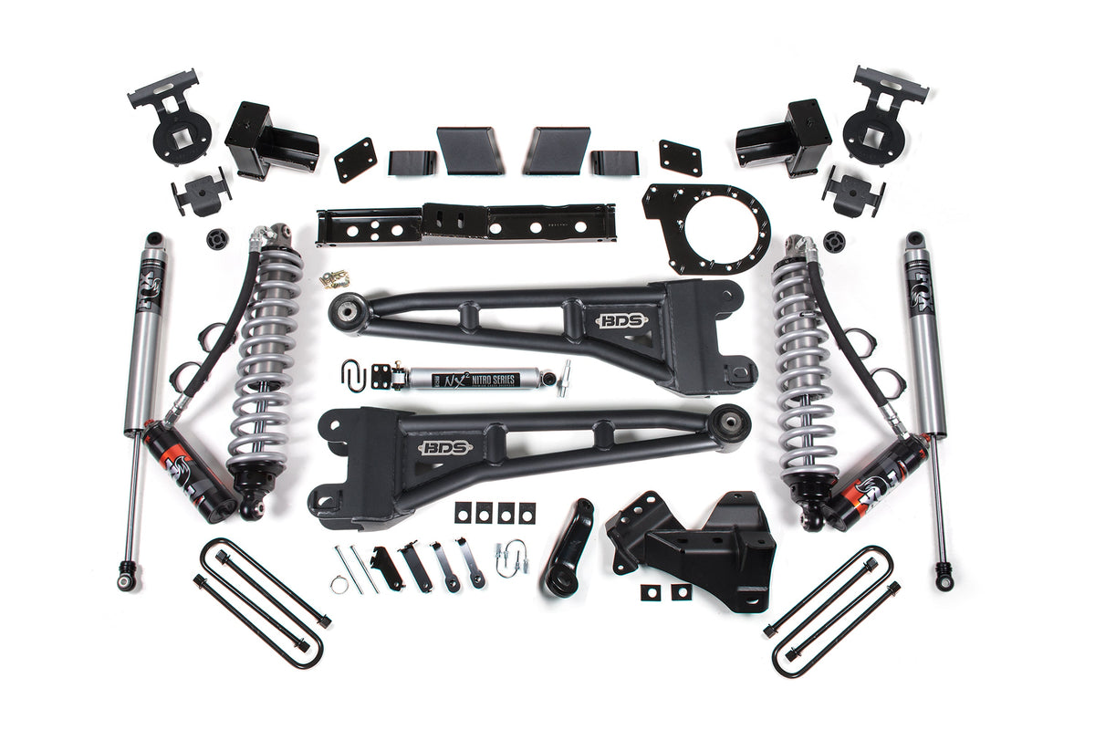 7 Inch Lift Kit w/ Radius Arm | FOX 2.5 Coil-Over Conversion - Performance Elite | Ford F250/F350 Super Duty (23-25) 4WD | Diesel