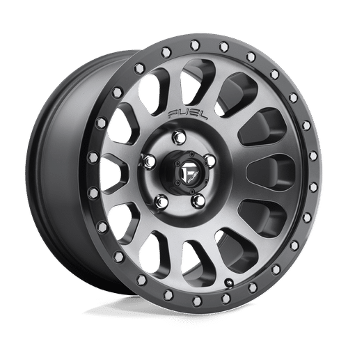 Fuel MATTE GUN METAL BLACK BEAD RING D601 18x9 8x165.1 Wheels