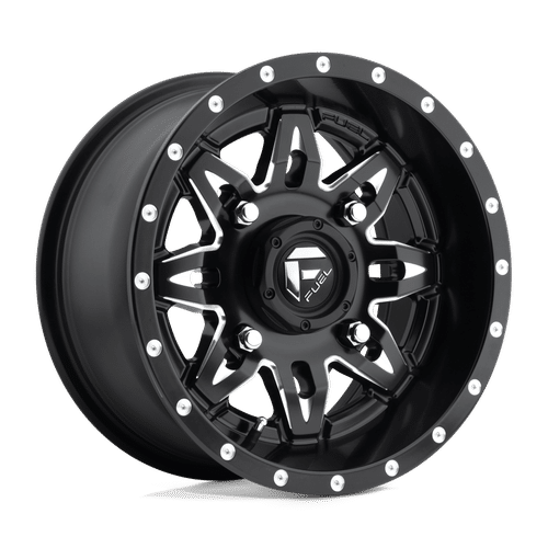 Fuel MATTE BLACK MILLED D567 15x7 4x137 Wheels