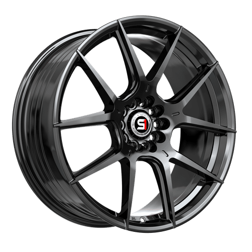 SPEC-1 RACING Gloss Black SP-71GB 17x8 5x105/5x114.3 Wheels