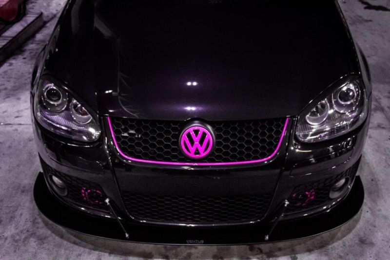 2006-2010 Volkswagen Jetta MK5 2PC Front Splitter