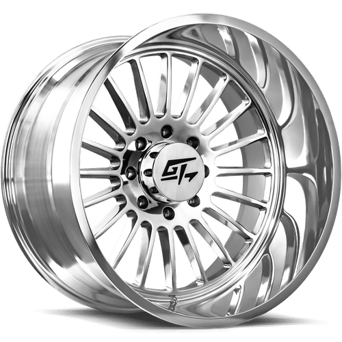 GT OFFROAD Polished Strike Polished 20x9 8x180 Wheels
