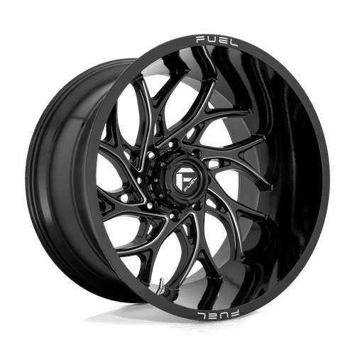 Fuel GLOSS BLACK MILLED D741 20x8.25 8x165.1 Wheels
