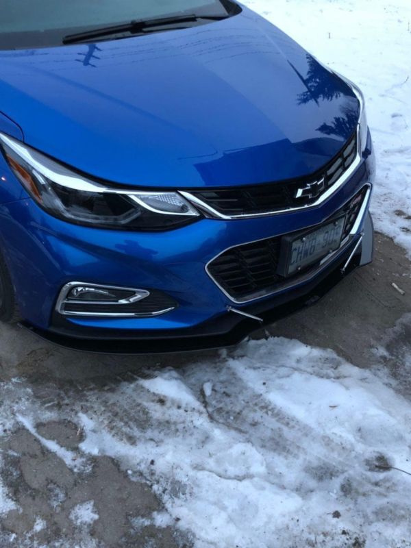 2016-2018 Chevrolet Cruze 2PC Front Splitter