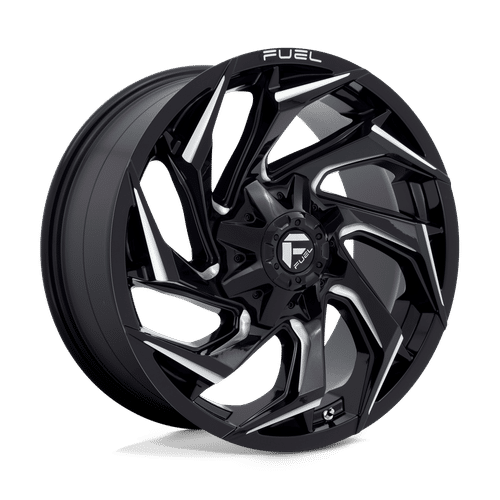 Fuel GLOSS BLACK MILLED D753 20x9 8x180 Wheels