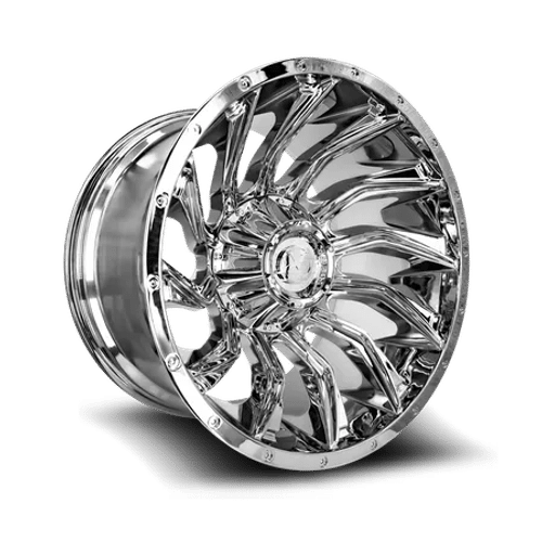 XF OFFROAD Chrome XF 224 22x12 8x165.1/8x170 Wheels