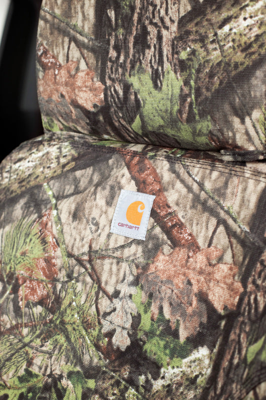 Covercraft 17-23 Dodge Ram 1500 Carhartt Camo SeatSaver Custom Front Row Seat Covers - Mossy Oak