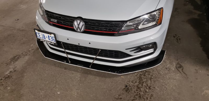 2016-2018 Volkswagen GLI MK6.5 2PC Front Splitter