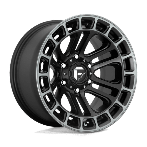 Fuel MATTE BLACK DOUBLE DARK TINT MACHINED D720 20x10 6x135 Wheels