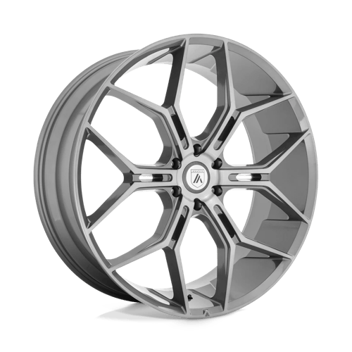 Asanti Black ABL38 22X9.5 6X135 TITAN BRUSH 38MM Wheels