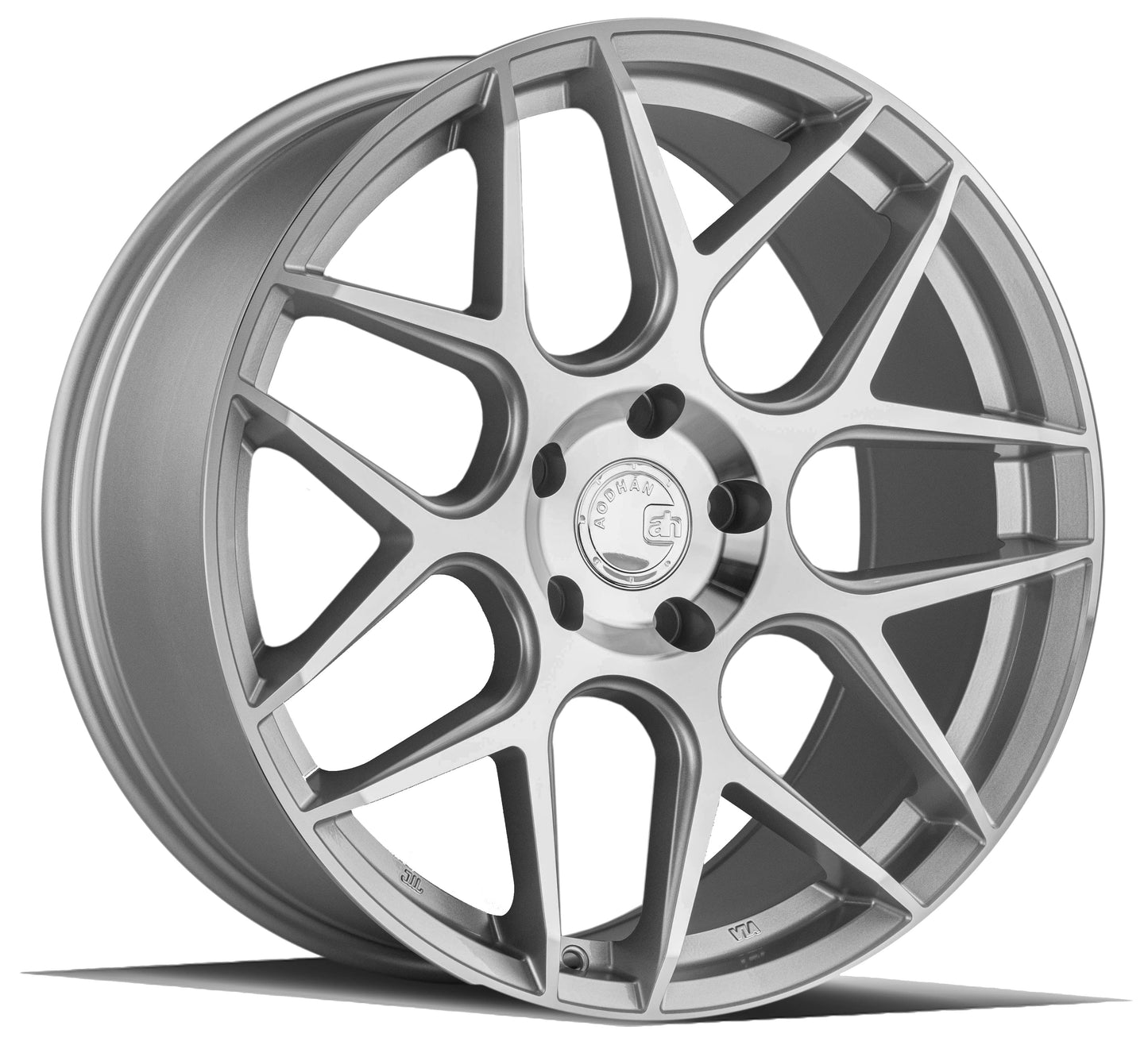 Aodhan 19x9.5 AFF2 Series | Silver Machined Face | 5x112 | +35 | 66.6