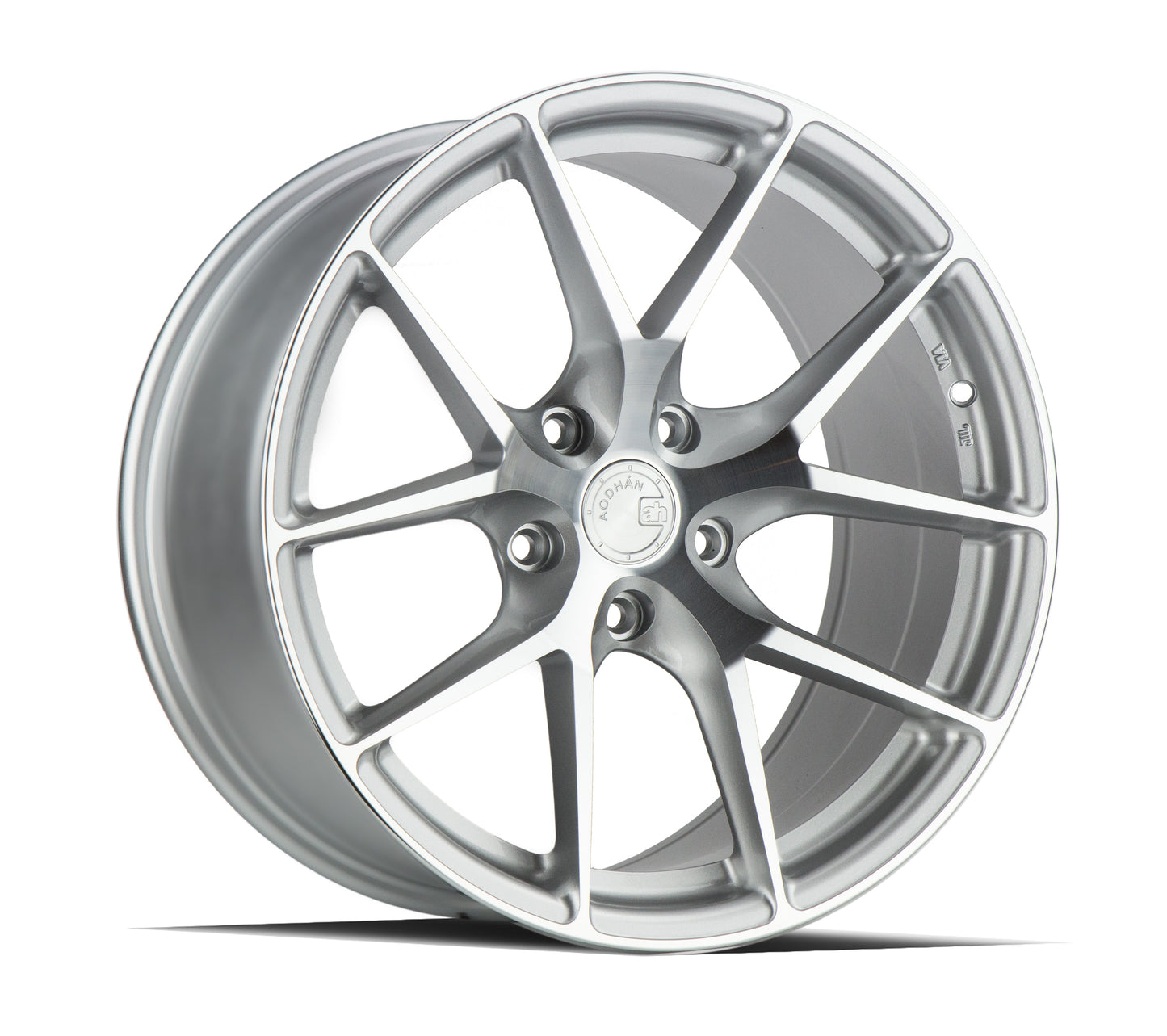 Aodhan 19x8.5 AFF7 Series | Silver Machined Face | 5x112 | +35 | 66.6