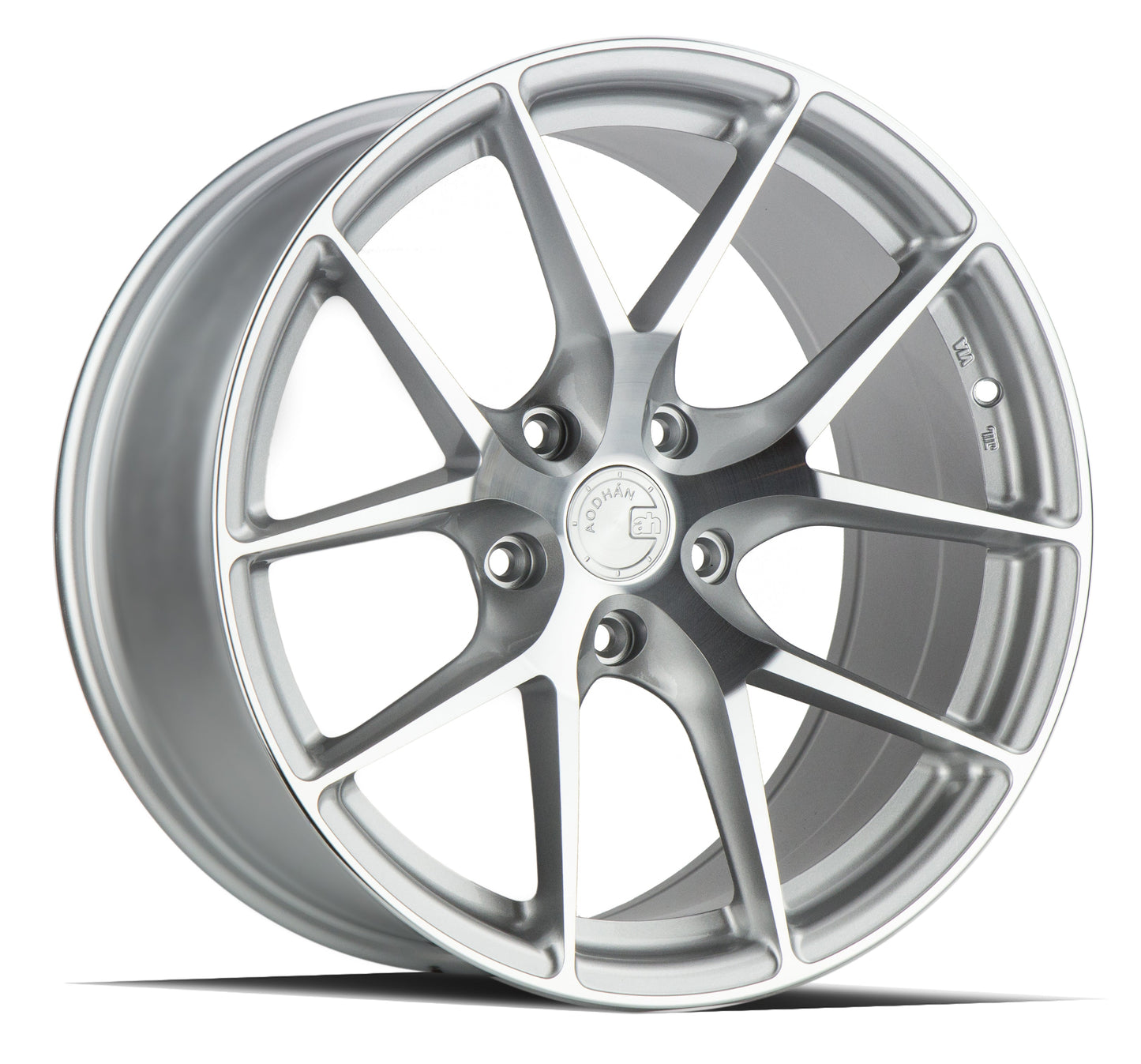 Aodhan 20x10.5 AFF7 Series | Silver Machined Face | 5x112 | +35 | 66.6