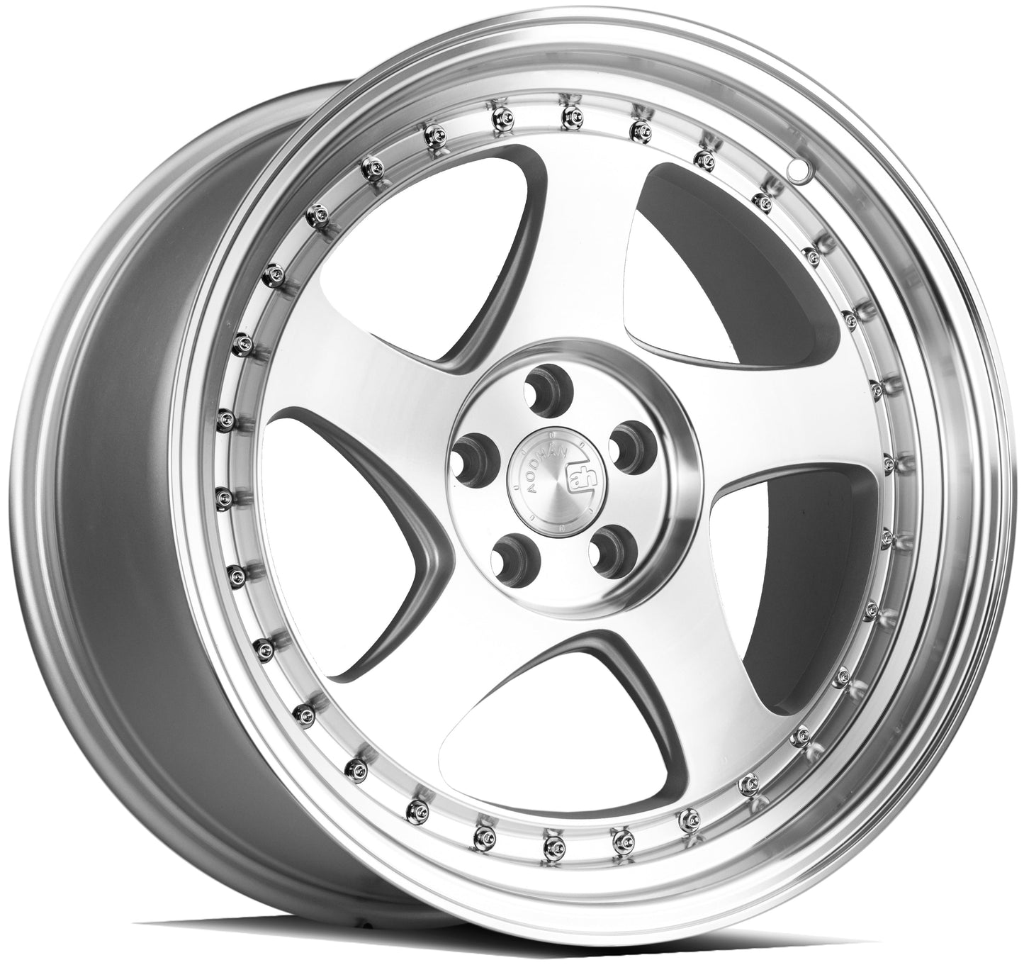 Aodhan 15x8 AH01 Series | Silver Machined Face | 4x100/114.3 | +20 | 73.1