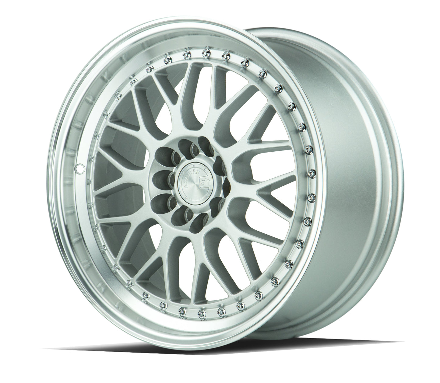 Aodhan 18x9.5 AH02 Series | Silver w/ Machined Lip | 5x100 | +35 | 73.1