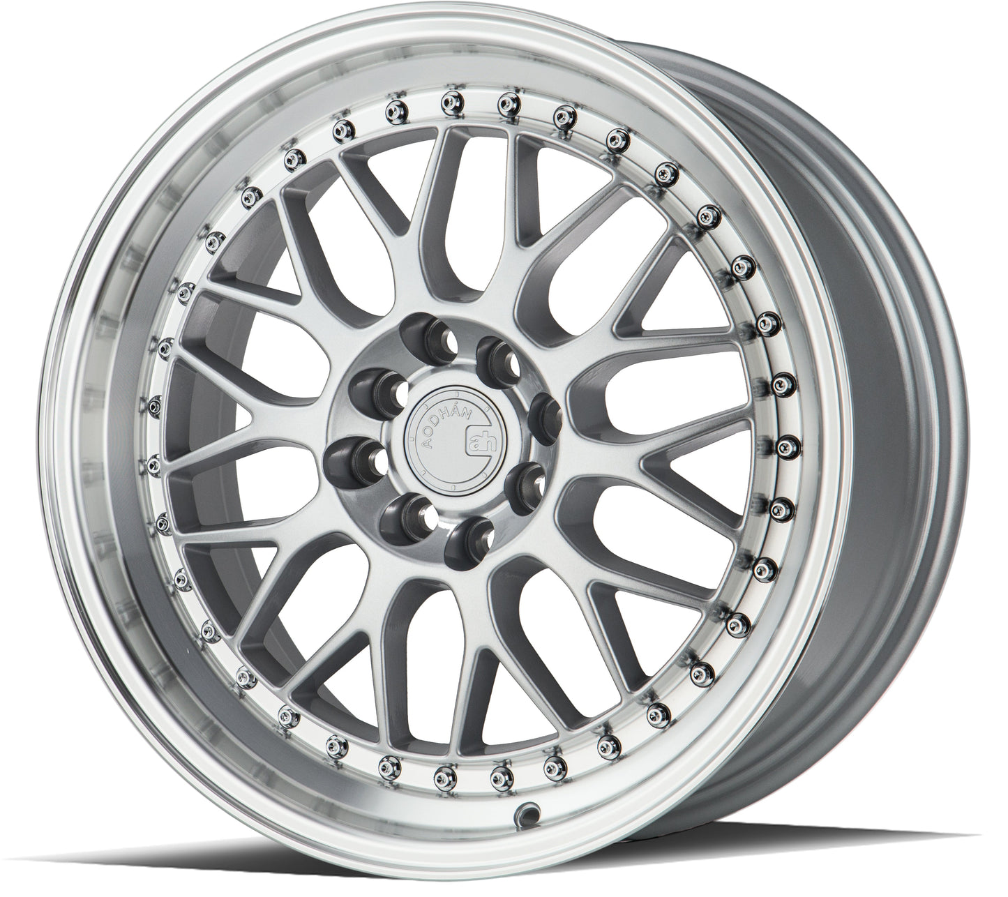Aodhan 18x8.5 AH02 Series | Silver w/ Machined Lip | 5x120 | +35 | 72.6