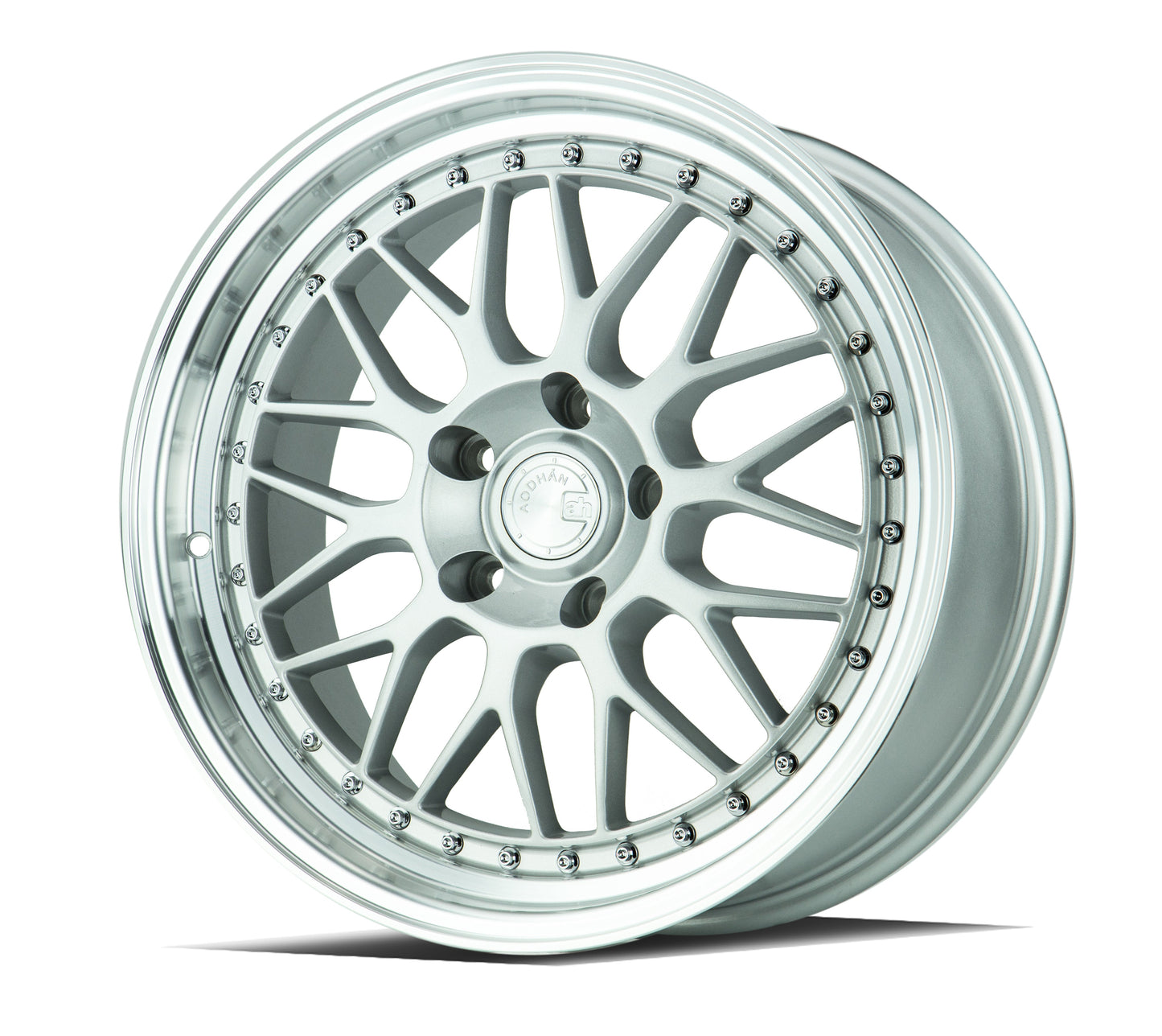 Aodhan 18x9.5 AH02 Series | Silver w/ Machined Lip | 5x114.3 | +30 | 73.1
