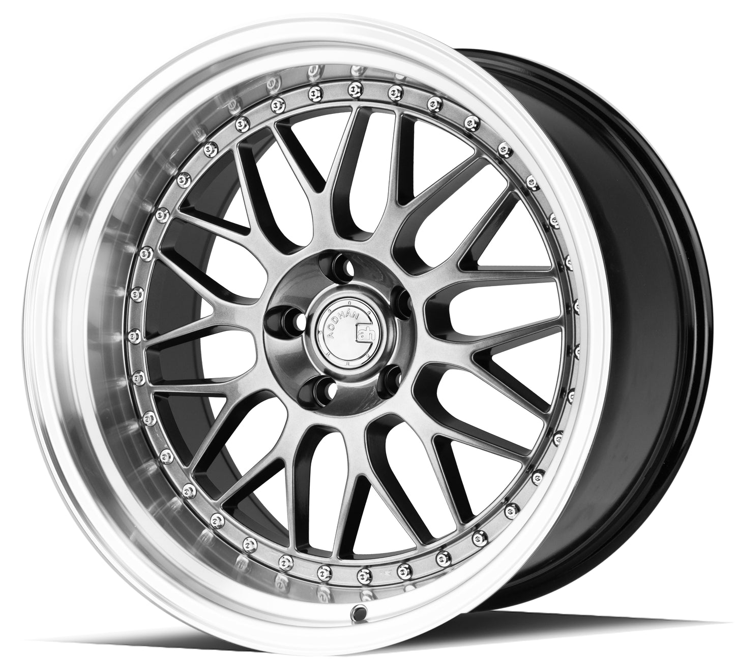 Aodhan 18x8.5 AH02 Series | Silver w/ Machined Lip | 5x100 | +35 | 73.1