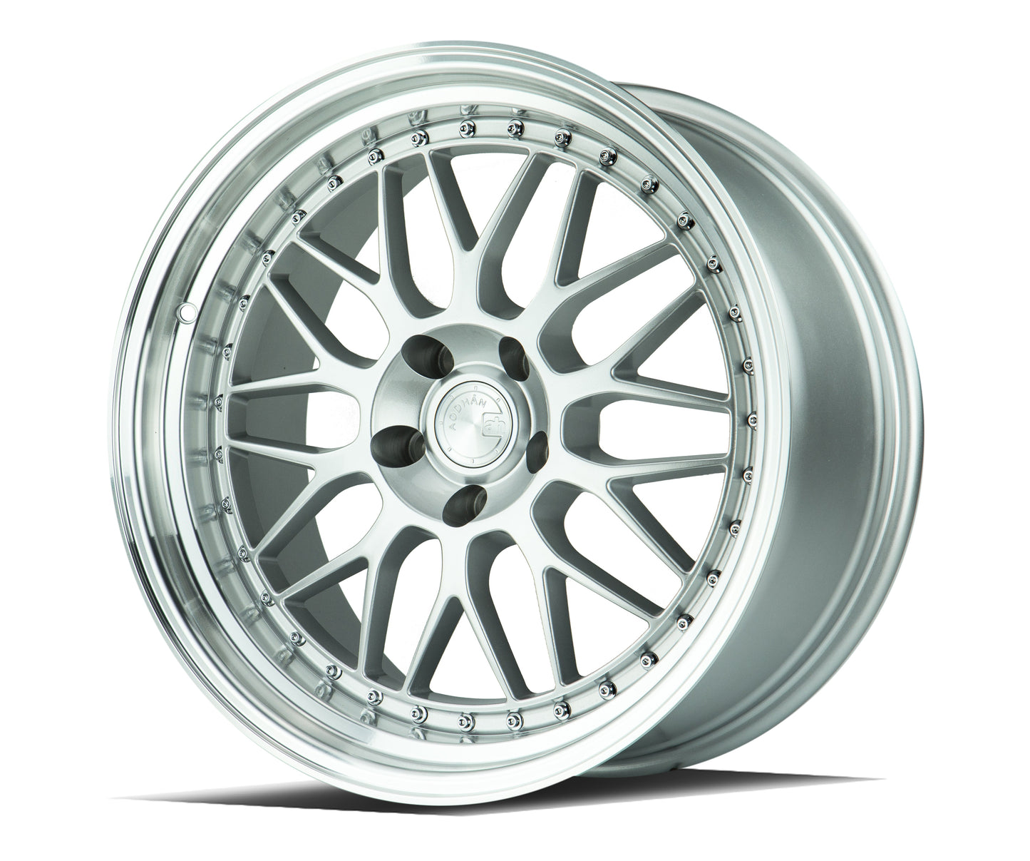 Aodhan 19x11 AH02 Series | Silver w/ Machined Lip | 5x114.3 | +22 | 73.1