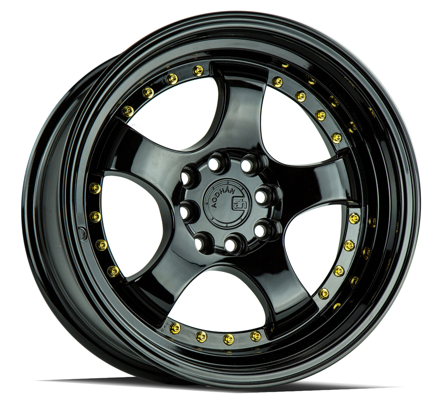 Aodhan 17x9 AH03 Series | Gloss Black | 5x100/114.3 | +25 | 73.1