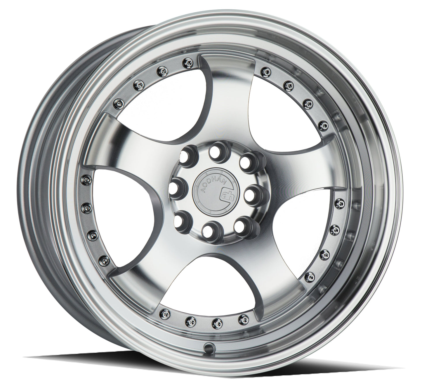 Aodhan 15x8 AH03 Series | Silver Machined Face | 4x100/114.3 | +20 | 73.1