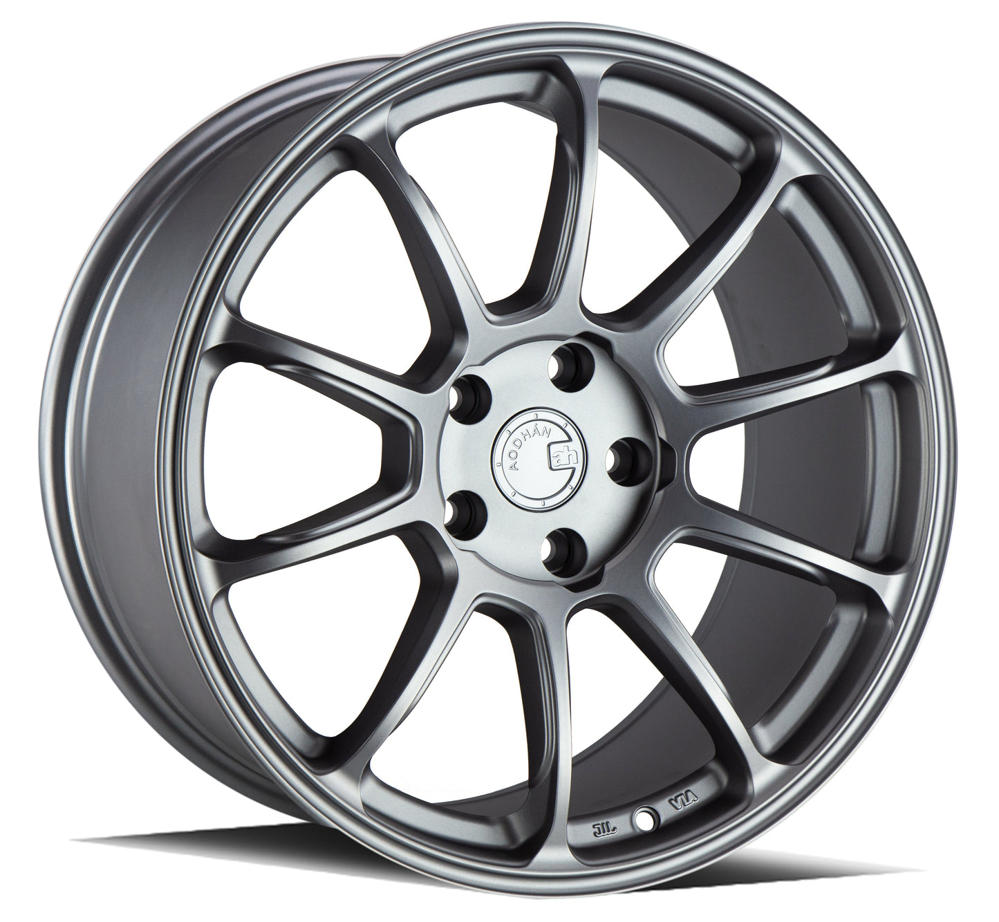 Aodhan 18x10 AH06 Series | Matte Gray | 5x114.3 | +25 | 73.1