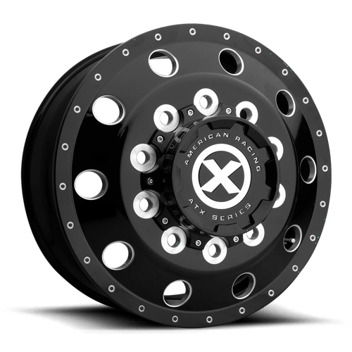 ATX AO400HD 22.5X8.25 10X11.25 G-BLK MILL FR Wheels