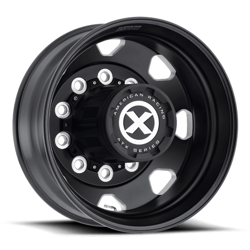 ATX AO401 22.5X8.25 10X11.25 G-BLK MILL OUT Wheels