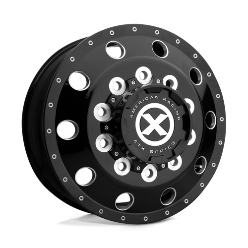 ATX AO405 22.5X10.5 10X11.25 G-BLK MILL FRT Wheels