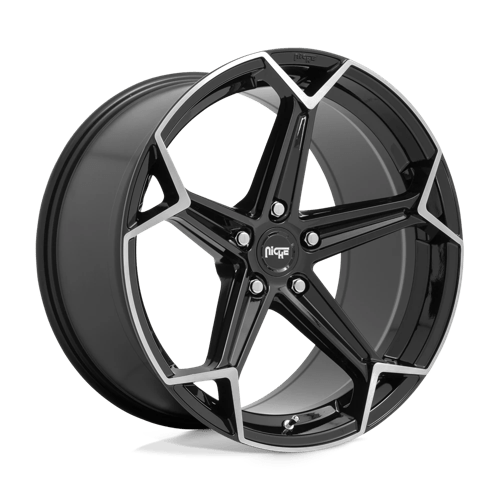 Niche 1PC M259 20X9 5X4.5 GL-BLK-BRSHD 35MM Wheels