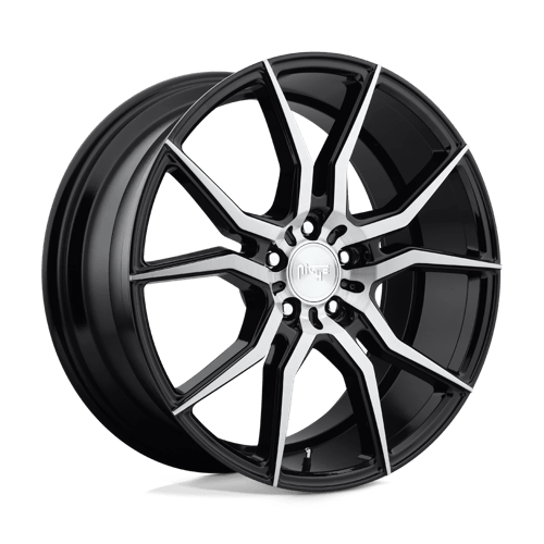Niche 1PC M166 19X9.5 5X120 GL-BLK-BRSHD 35MM Wheels