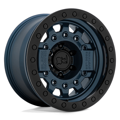 Black Rhino BRAVG 17X8.5 5X5.0 N-BLU BLK-HDW -32MM Wheels