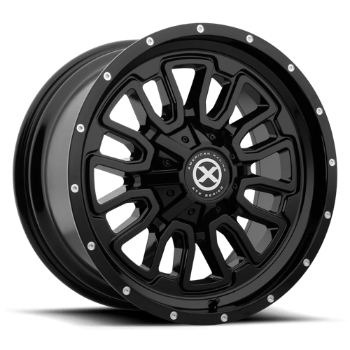 ATX Series AX203 20X9 BLANK G-BLK 0MM (108-155) Wheels
