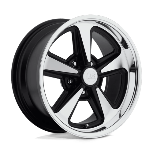 US Mag 1PC U109 17X9 5X4.5 MT-BLK-MACH 08MM Wheels
