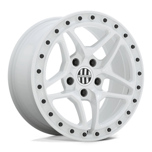 Victor Equipment VIBRG 17X8 5X130 GL-WHT BLK 10MM Wheels