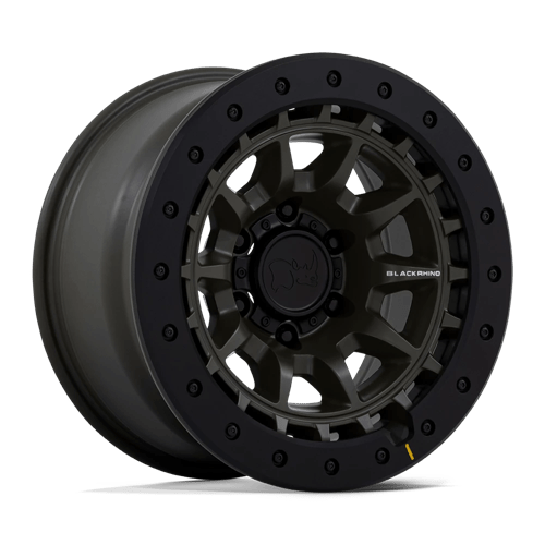 Black Rhino Hard Alloys TUSK 17X8.5 5X5.5 78 -10 OD-GRN Wheels