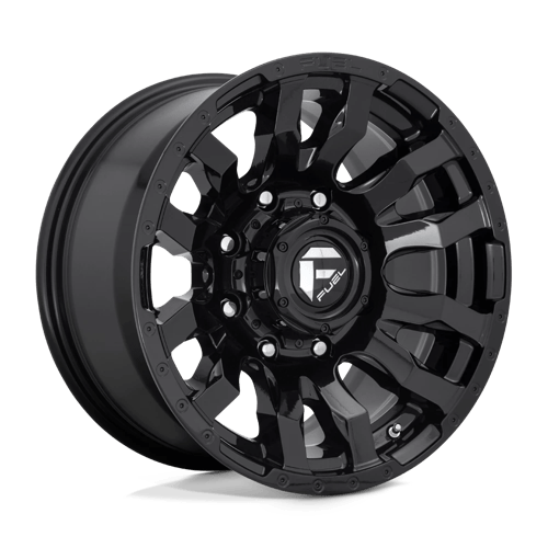 Fuel 1PC D675 22X10 8X170 GL-BLK -18MM Wheels